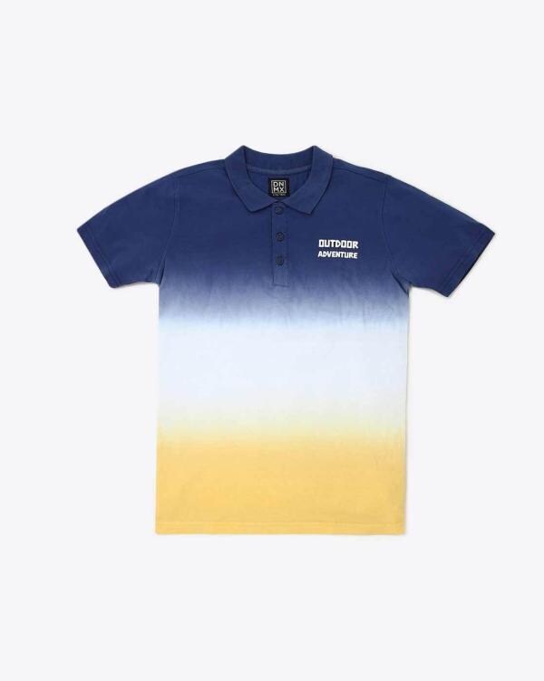 Ombre Dyed Polo Tshirt JioMart