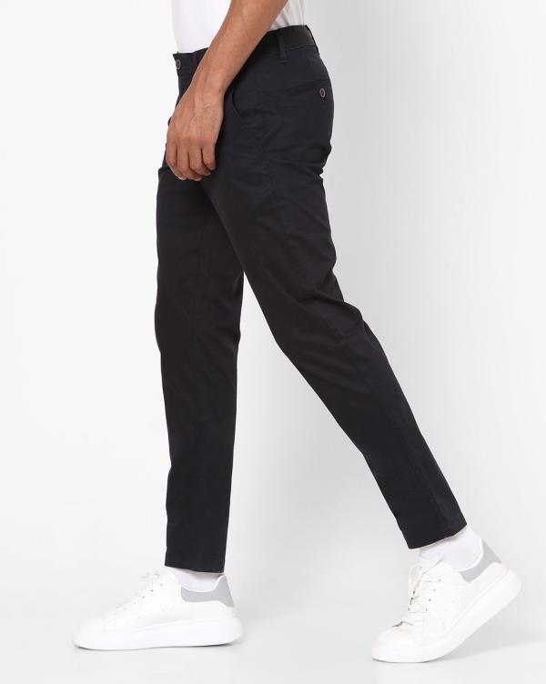 Tapered Chinos with Insert Pockets JioMart
