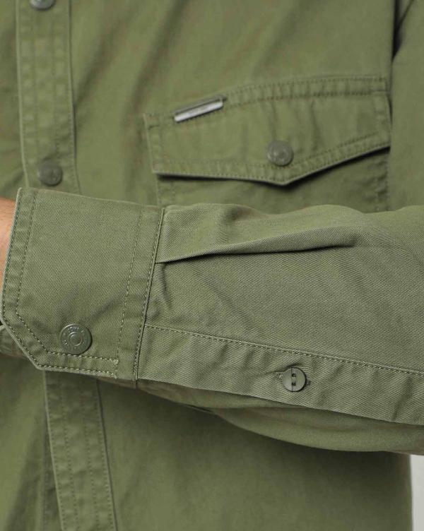 Slim Fit Shirt with Buttoned Flap Pockets JioMart