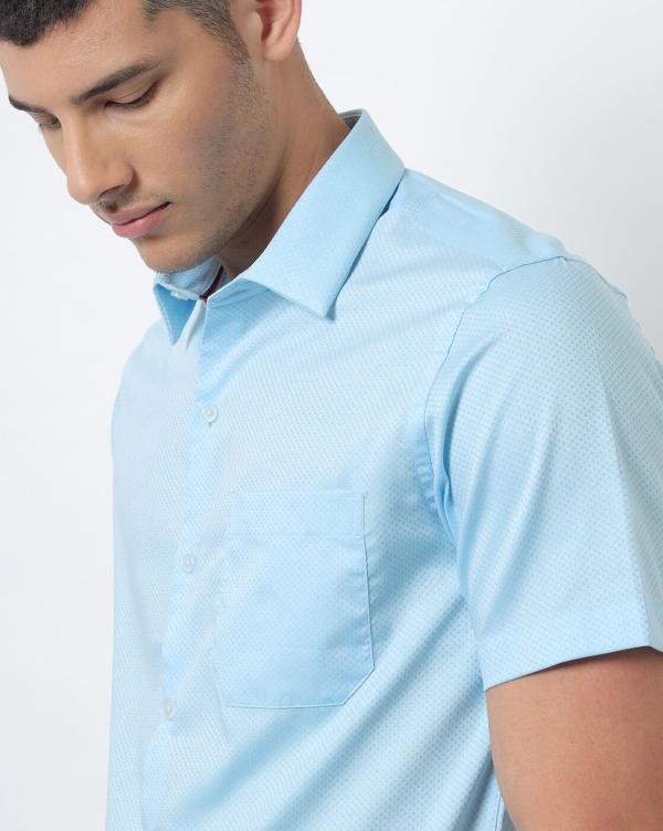Slim Fit Shirt with Patch Pocket JioMart