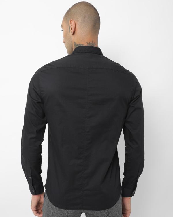 Slim Fit Shirt with Flap Pockets JioMart