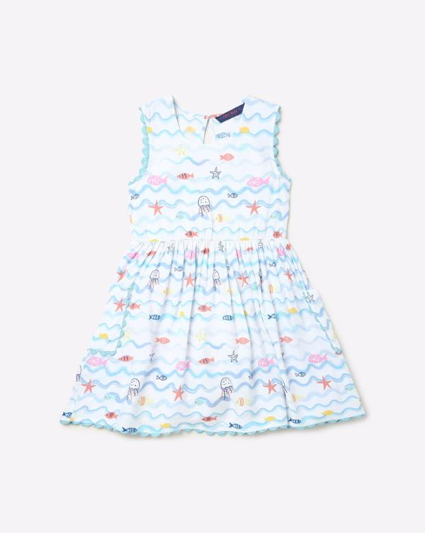 Novelty Print Fit & Flare Dress JioMart
