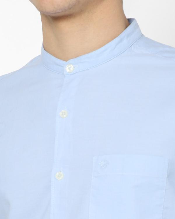 Slim Fit Shirt with Patch Pocket JioMart