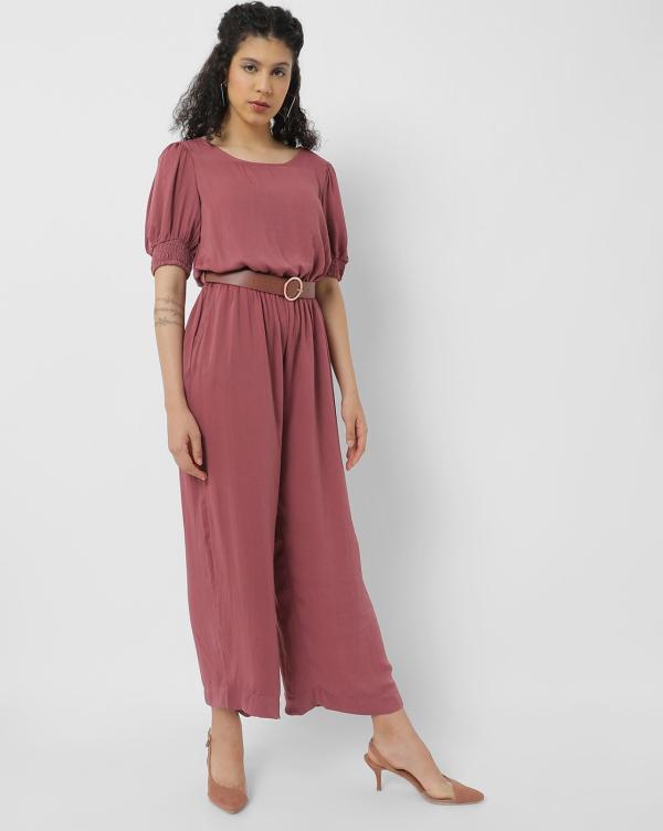 Jumpsuit with Puff Sleeves JioMart