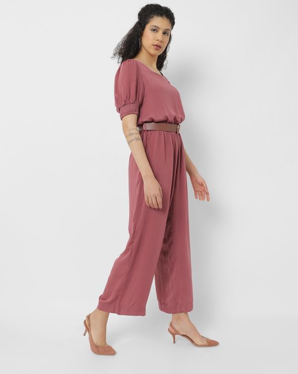 Jumpsuit with Puff Sleeves JioMart