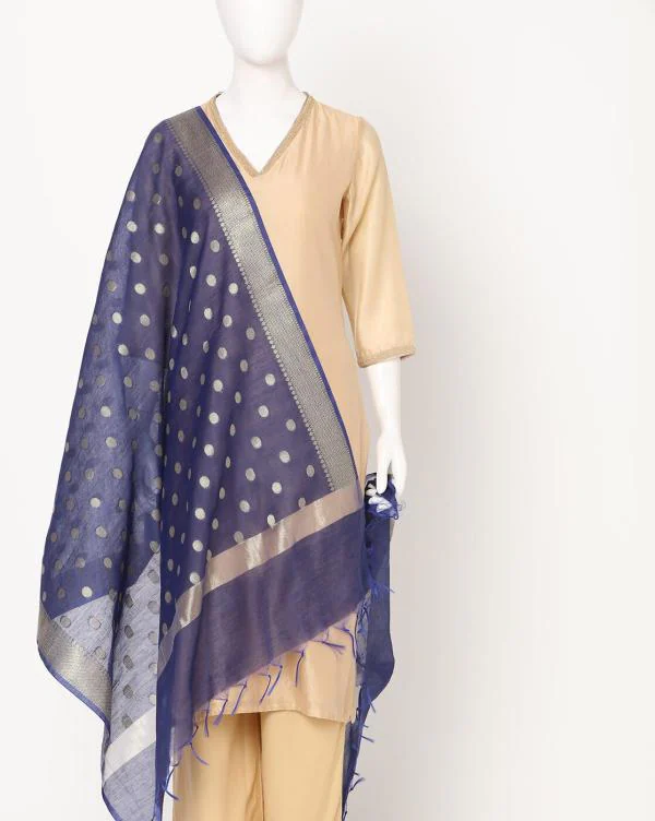 Textured Dupatta with Border JioMart
