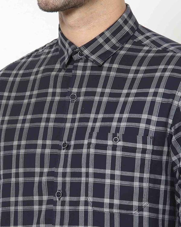 Checked Slim Fit Shirt JioMart