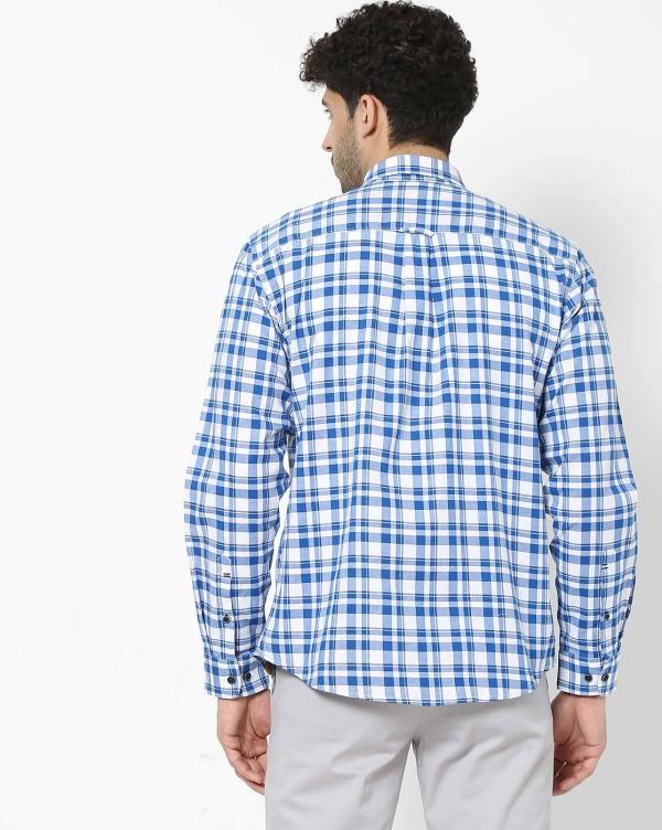 Checked Slim Fit Shirt JioMart