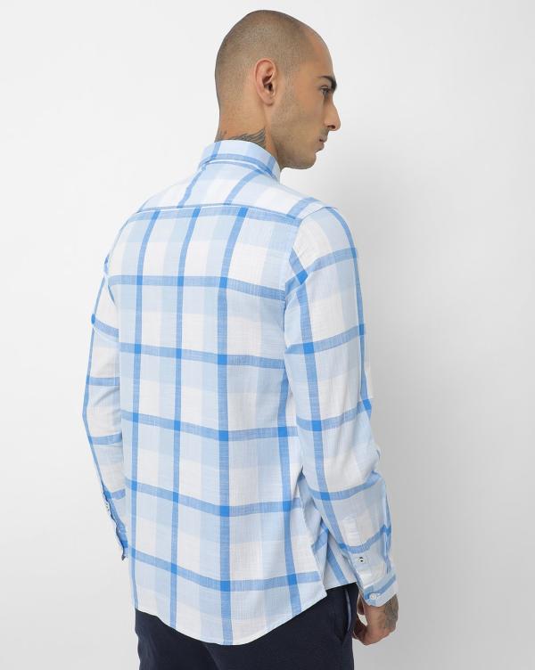 Checked Slim Fit Shirt JioMart
