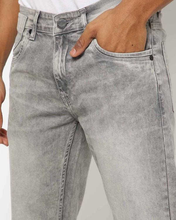 Washed Slim Fit Jeans JioMart