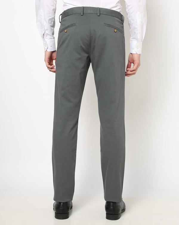 Tapered Fit FlatFront Trousers JioMart