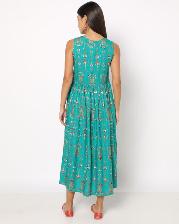 Floral Print Wrap Dress JioMart