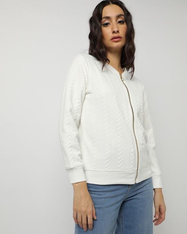 ZipFront Band Collar Jacket JioMart