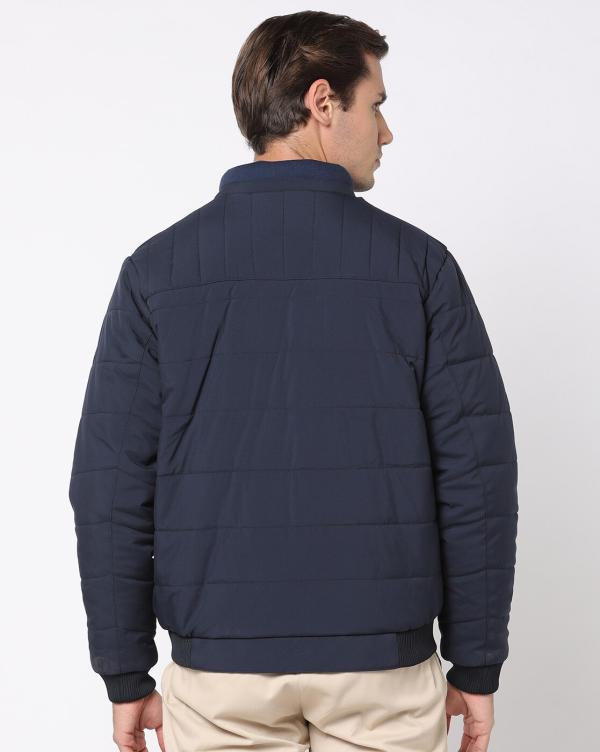 ZipFront Slim Fit Puffer Jacket JioMart