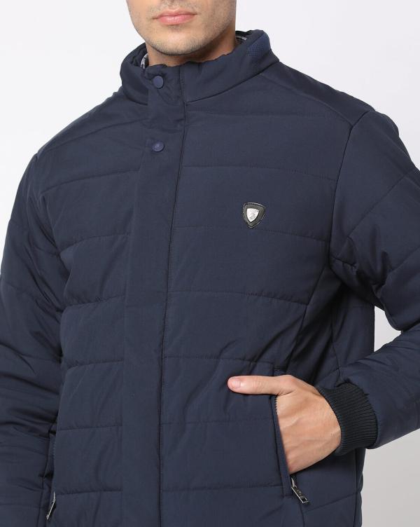 ZipFront Slim Fit Puffer Jacket JioMart