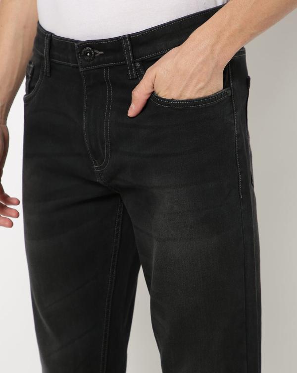 Washed Slim Fit Jeans JioMart