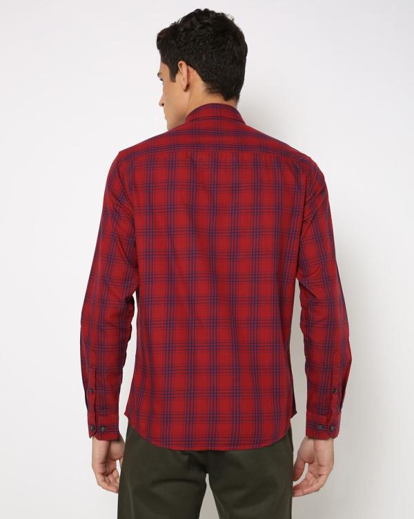 Checked Slim Fit Shirt JioMart