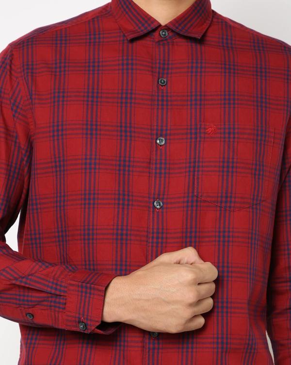 Checked Slim Fit Shirt JioMart