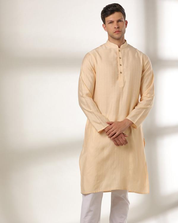 Mandarin Collar Slim Fit Kurta JioMart