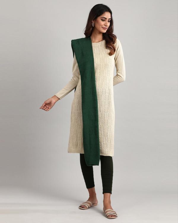 Textured Dupatta with Ribbed Edges JioMart