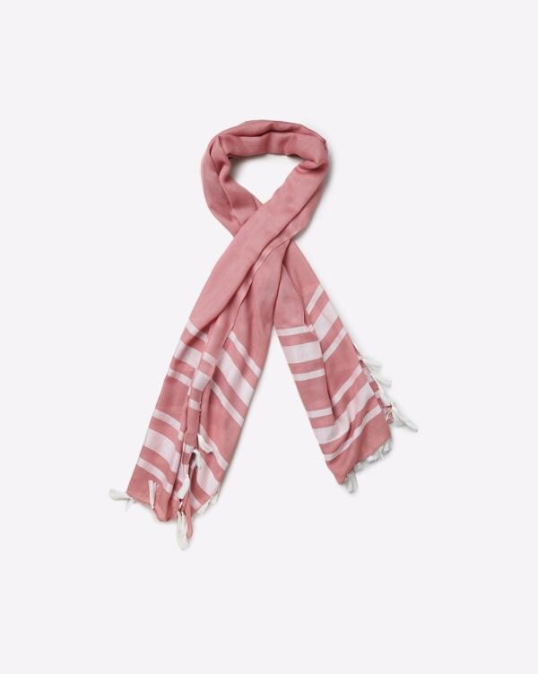 Striped Scarf with Tassels JioMart