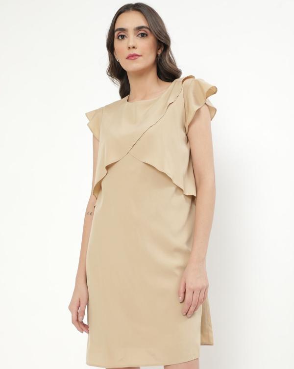 Daisy Shift Dress with Overlay JioMart