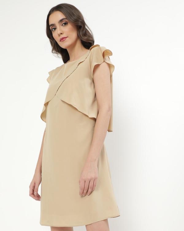 Daisy Shift Dress with Overlay JioMart