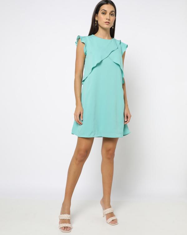 Daisy Shift Dress with Overlay JioMart