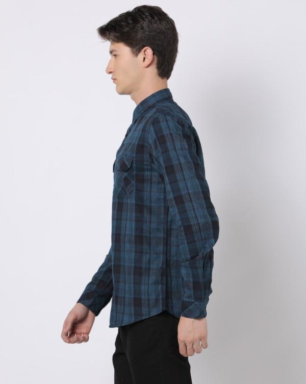 Checked Slim Fit Shirt JioMart
