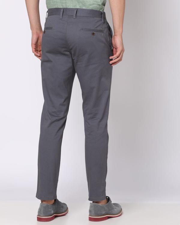 Straight Fit FlatFront Trousers JioMart
