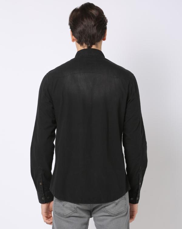 Slim Fit Shirt with Flap Pockets JioMart