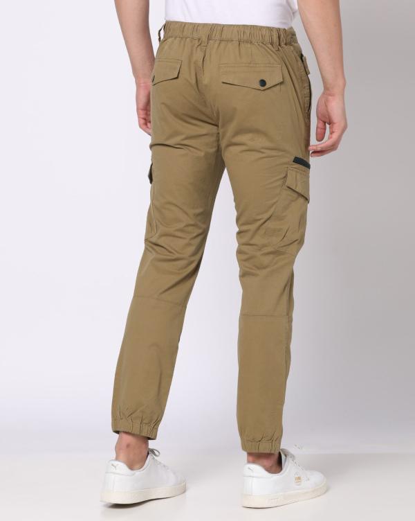 Slim Fit Cargo Joggers JioMart