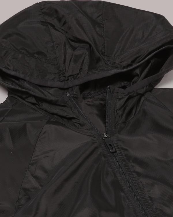 Hooded Running Jacket with Raglan Sleeves JioMart