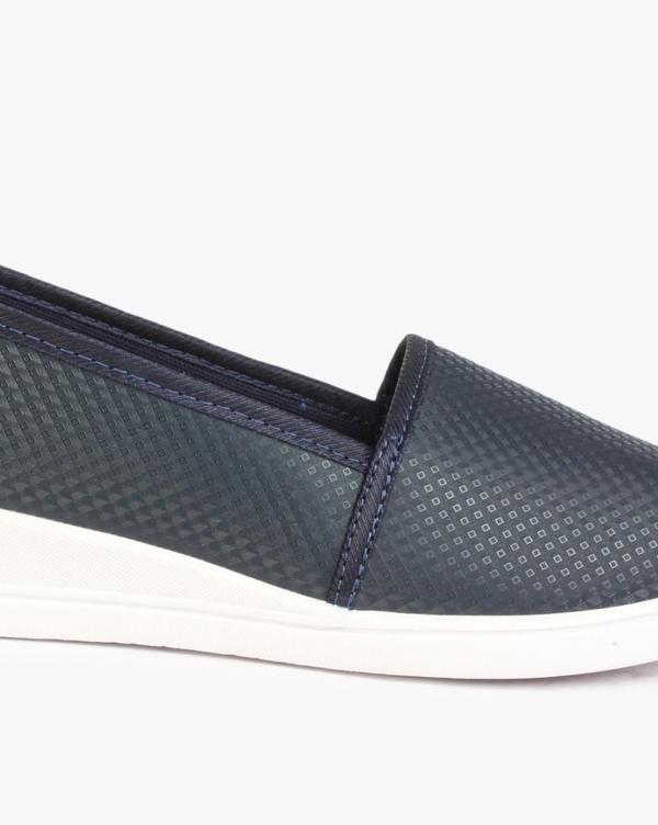 Micro Print Panelled SlipOn Shoes JioMart