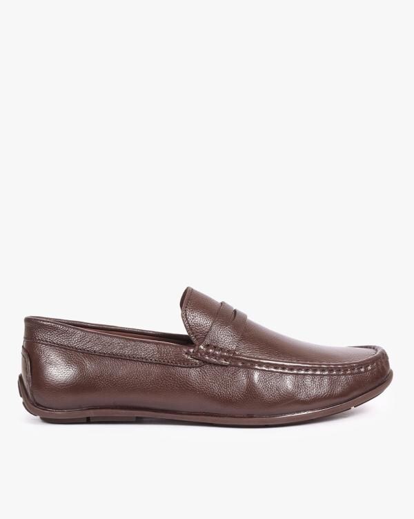 pointed toe penny loafers