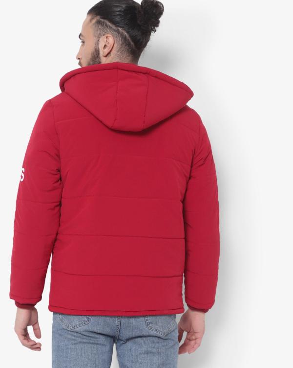 Quilted Puffer Jacket with Detachable Hood JioMart