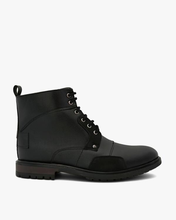 laced combat boots