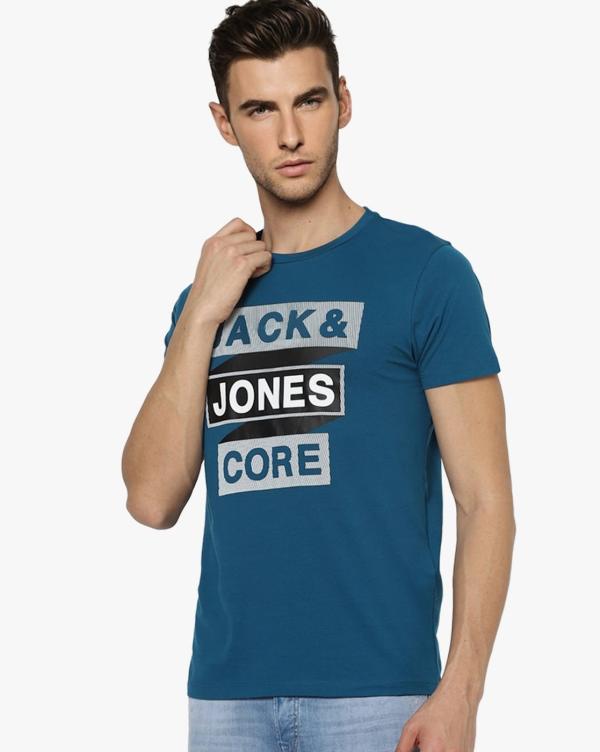 Slim Fit CrewNeck Tshirt with Logo Branding JioMart