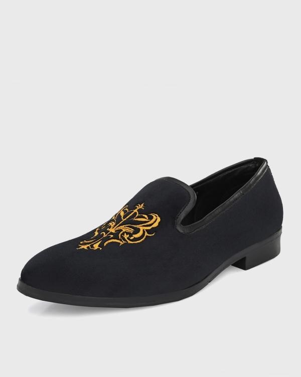 Formal Loafers with Embroidery JioMart