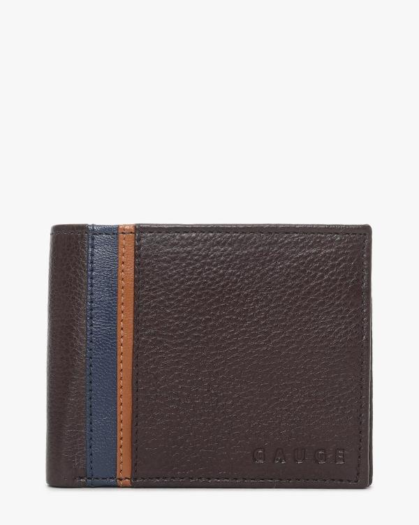 Leather BiFold Wallet with Embossed Logo JioMart