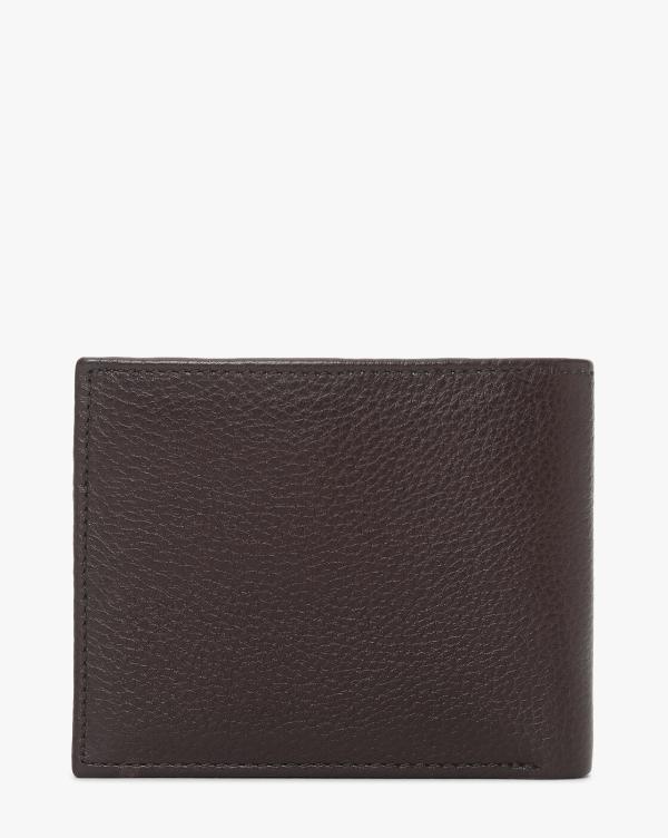 Leather BiFold Wallet with Embossed Logo JioMart
