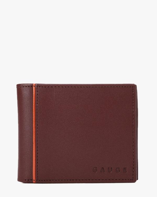 Leather BiFold Wallet with Embossed Logo JioMart