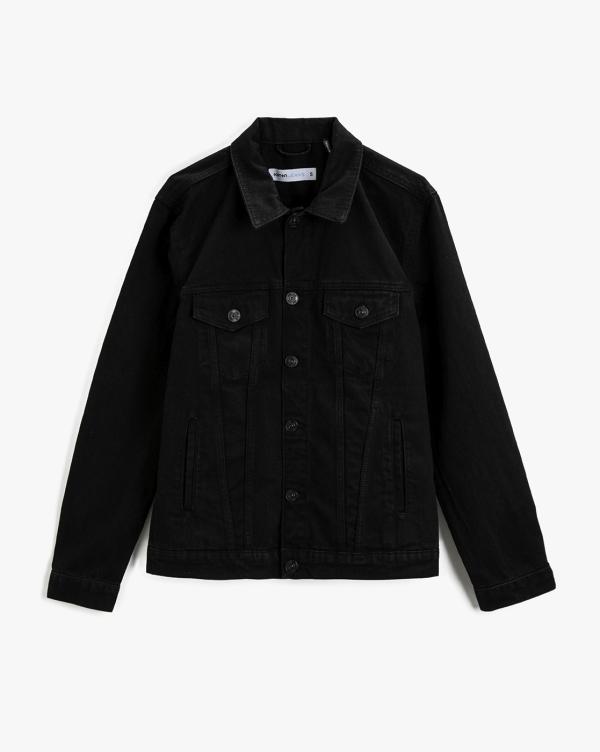 FullSleeves Trucker Jacket with ButtonedFlap Pockets JioMart