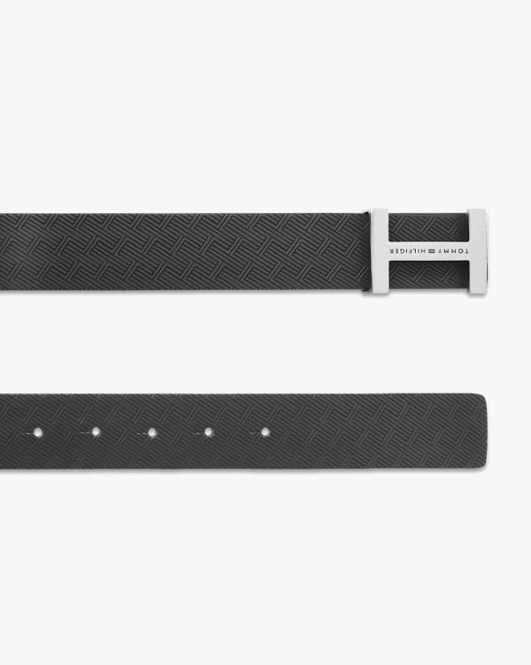 Reversible Leather Belt with Logo Buckle JioMart