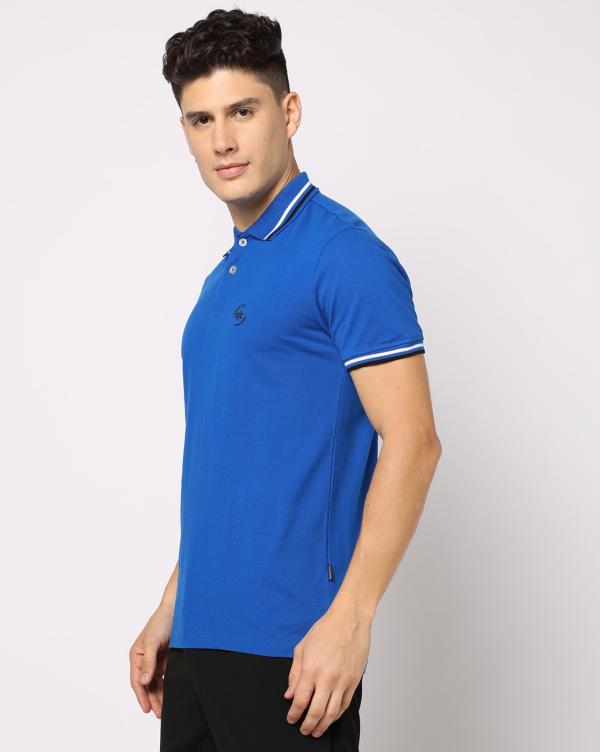 Logo Print Slim Fit Polo Tshirt JioMart
