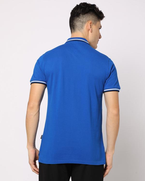 Logo Print Slim Fit Polo Tshirt JioMart