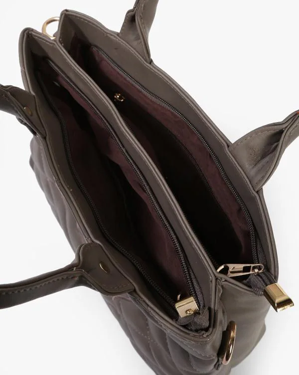 Quilted Tote Bag with Detachable Strap JioMart