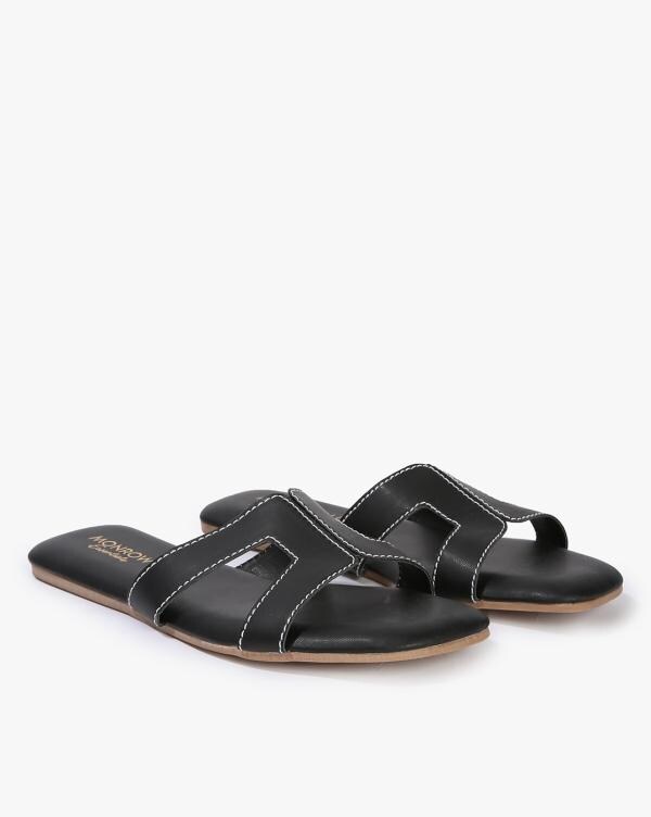 SlipOn Flat Sandals with Cutouts JioMart