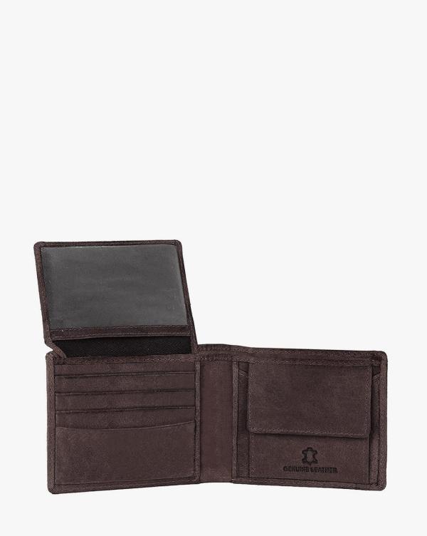 Logo Embossed Leather BiFold Wallet JioMart