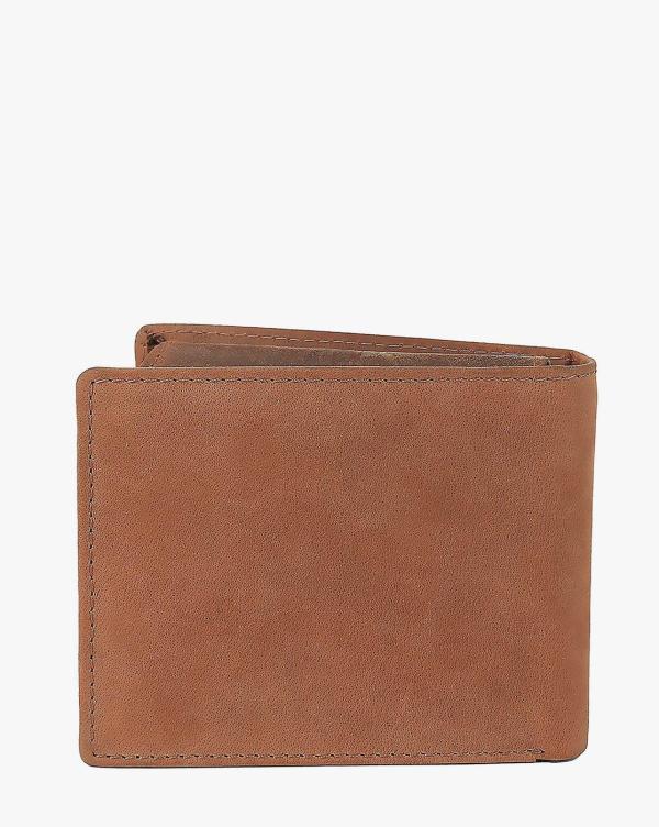 Logo Embossed Leather BiFold Wallet JioMart